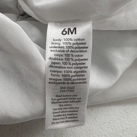 Carters Navy & White Striped Baby Girl Dress Pink Bow Accent Size 6 Months - Picture 3 of 11